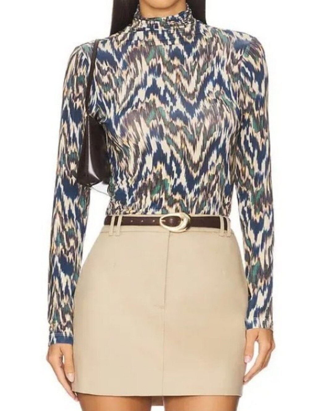 Ulla Johnson Aurelia Long Sleeve Turtleneck Top